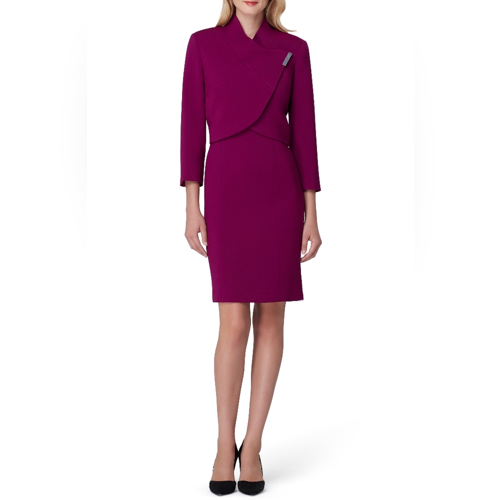 Tahari Fuschia 2 piece dress suite